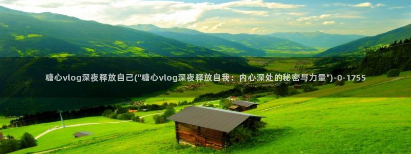 糖心vlog诈骗：糖心vlog深夜释放自己(\